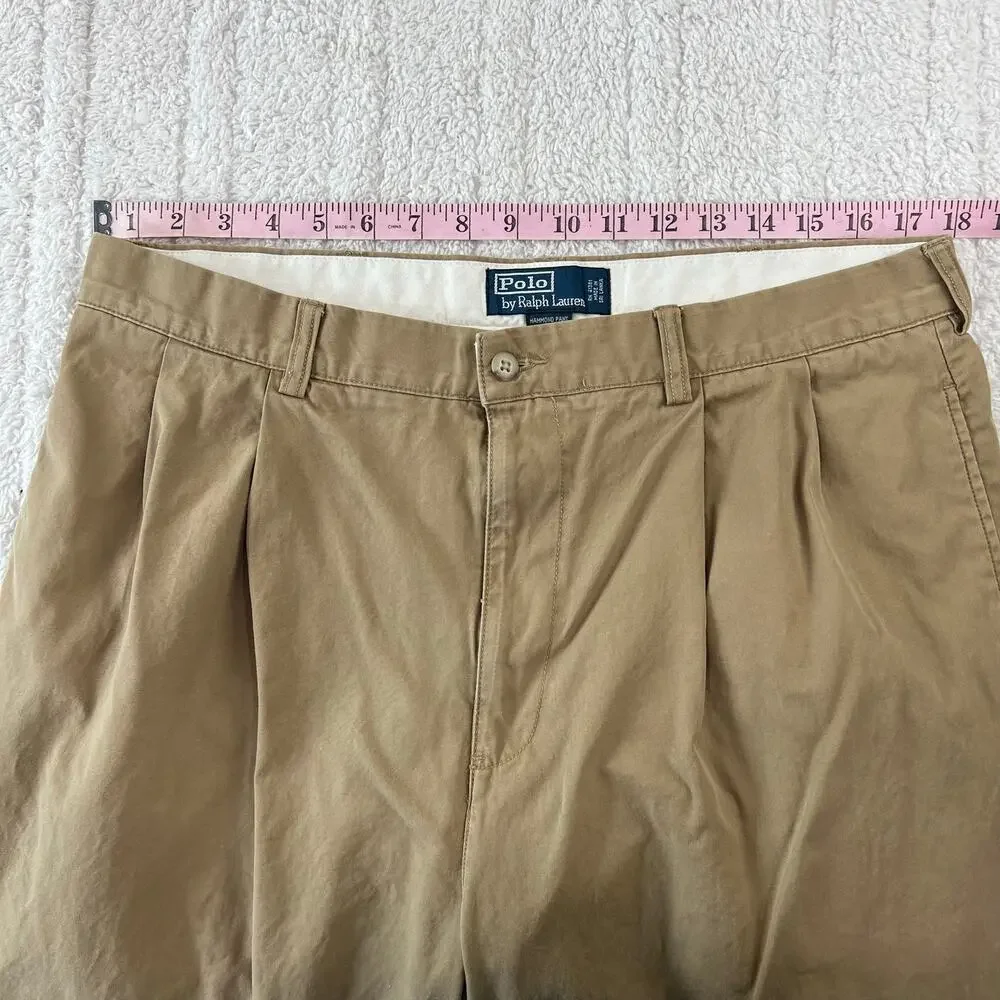 Polo Ralph Lauren Hammond Men's Vintage Khaki Pants Size 36X34